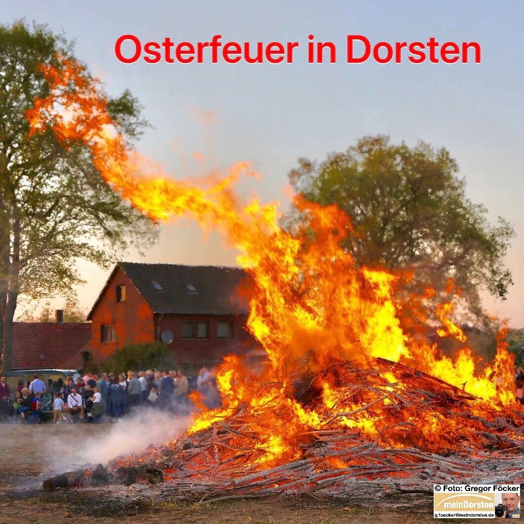 Osterfeuer 2019 in Dorsten