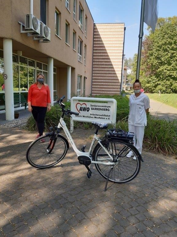 DigiQuartier stellt Pflegekräften kostenlos E-Bikes zur Verfügung