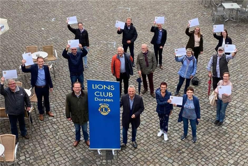 Gute Sache: Lions Club Dorsten hilft Musikvereinen mit 12.500 Euro