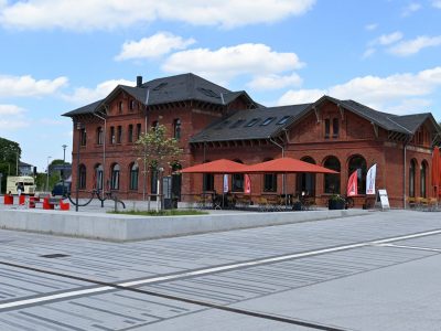Buergerbahnhof JohannesRauPlatz Wegeverbindung Dorsten 28 06 2024 FotoStadt Dorsten Guido Bludau 37 center top