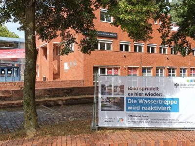 Banner Wassertreppe center top