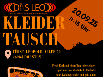 Kleidertausch Leo 2025 center top