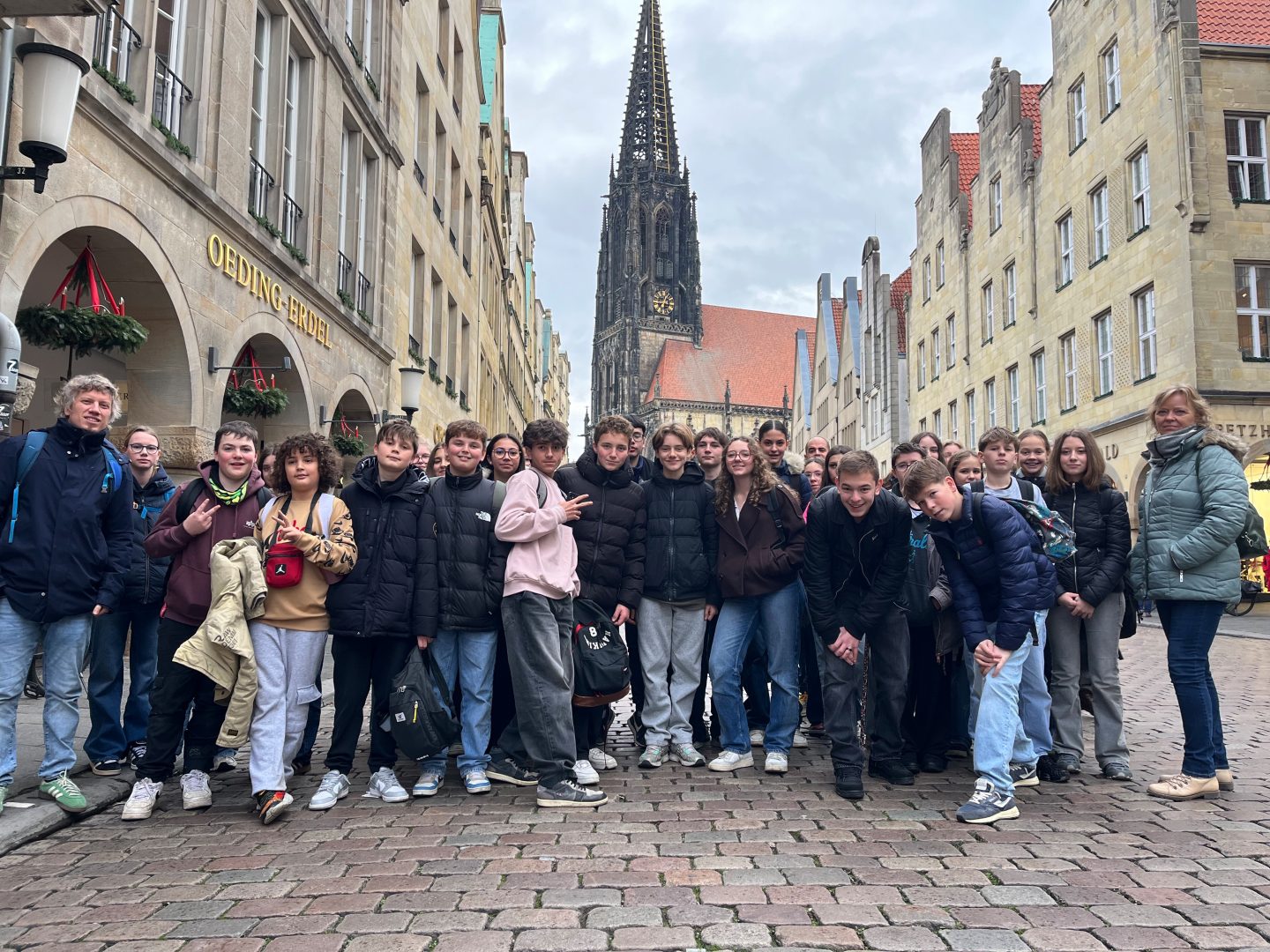 Austauschgruppe in Muenster am 4.12.25