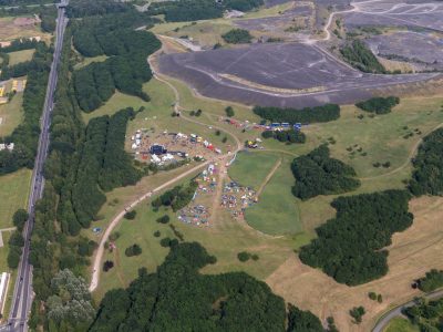 Feldmark Luftaufnahme Huerfeld Halde Dorstival 2013 07 © Stadt Dorsten Detlev Wischerhoff 8 B center top