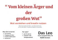 Vom kleinen Aerger und der grossen Wut weiss center top