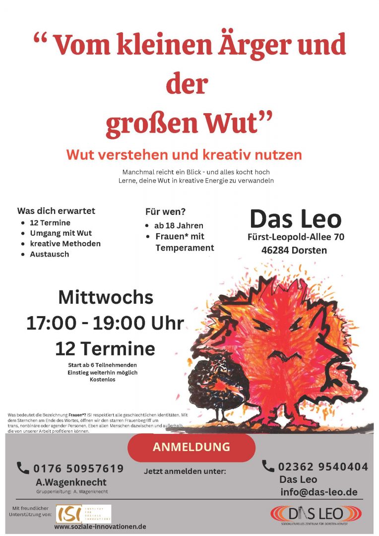 Vom kleinen Aerger und der grossen Wut weiss