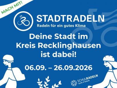 Plakat Stadtradeln 2026 center top